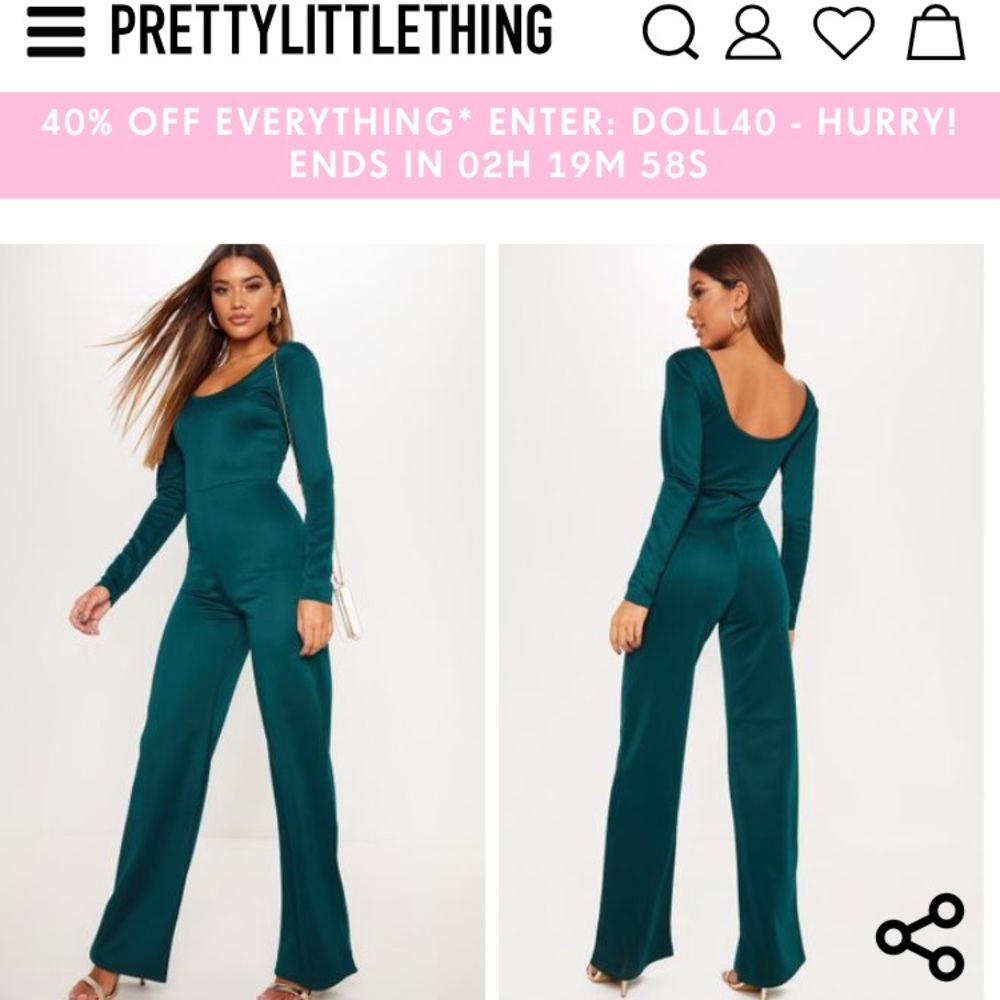 Pretty little thing Long sleeve jumpsuit